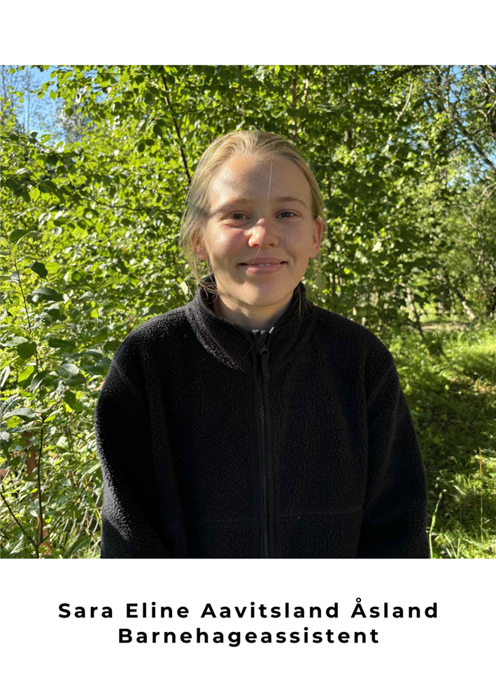Sara Eline Aavitsland Åsand, barnehageassistent - Klikk for stort bilde