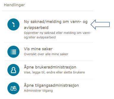 Bilde som viser hvor du skal trykke for å komme i gang - Klikk for stort bilde